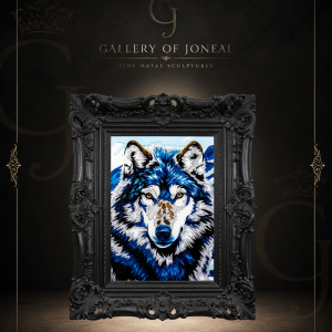 Wolf (Quiet Hunt) – Wildlife Resin Artwork