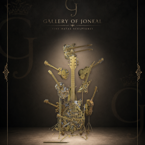 Harmony in Steel – Musical Instrument Metal Sculpture